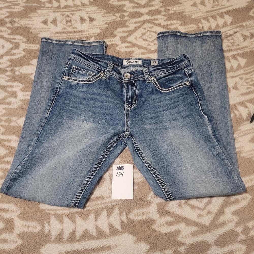 Charme Women's Denim Straight Leg Jeans